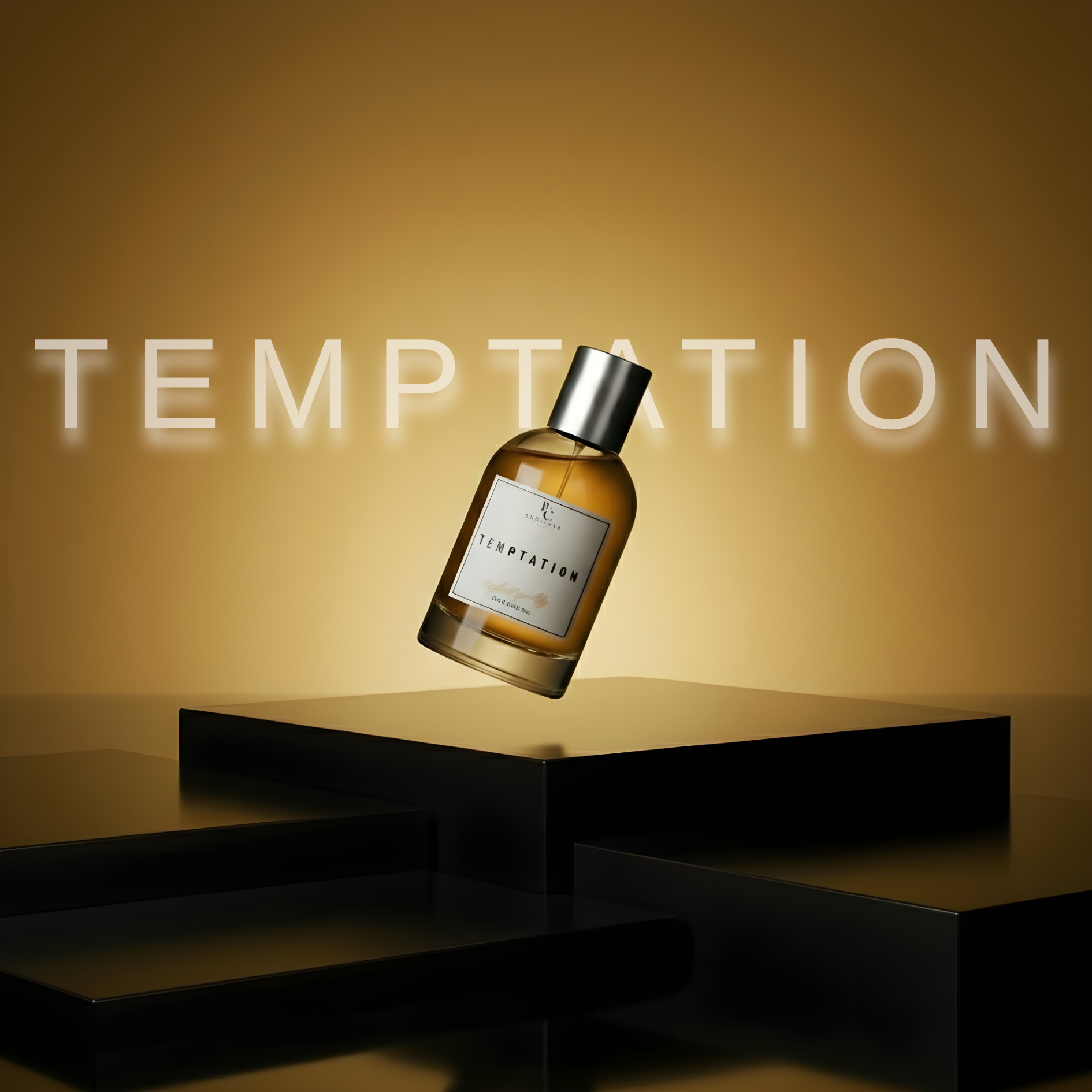 TEMPTATION - Inspired by LV Ombre Nomade fragrance bottle with a sleek design and modern display.